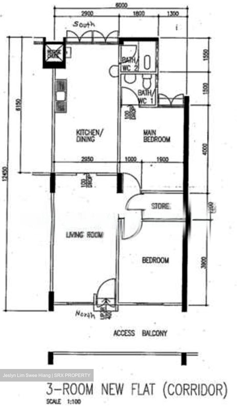 Blk 126 Ang Mo Kio Avenue 3 (Ang Mo Kio), HDB 3 Rooms #574926171
